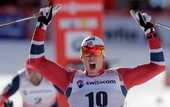 Лыжные гонки. Глоэрсен одолел Нортуга в Давосе