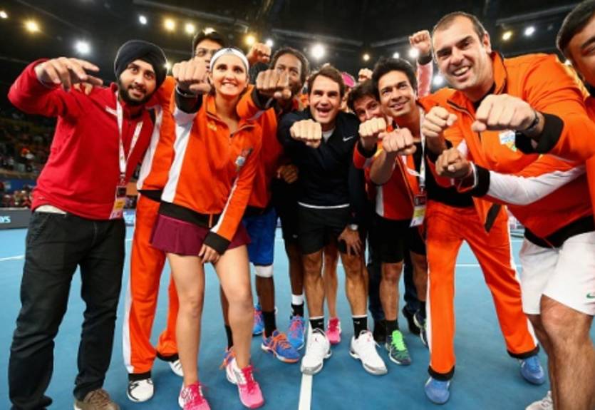 Федерер: "Выставочные матчи стали настоящей борьбой в Индии"