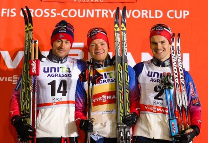 Лыжные гонки. Норвежцы оккупировали пьедестал почета в Руке