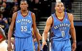 НБА. Уэстбрук и Дюрант приступили к тренировкам