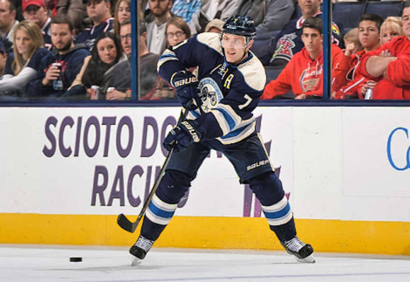 НХЛ. Коламбус: Джонсон дисквалифицирован на три матча