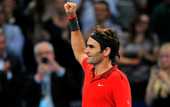 Федерер: "У Карловича очень мощная подача"