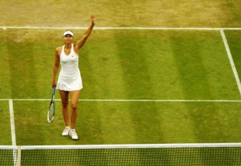 Шарапова: "На траве Риске особенно опасна"