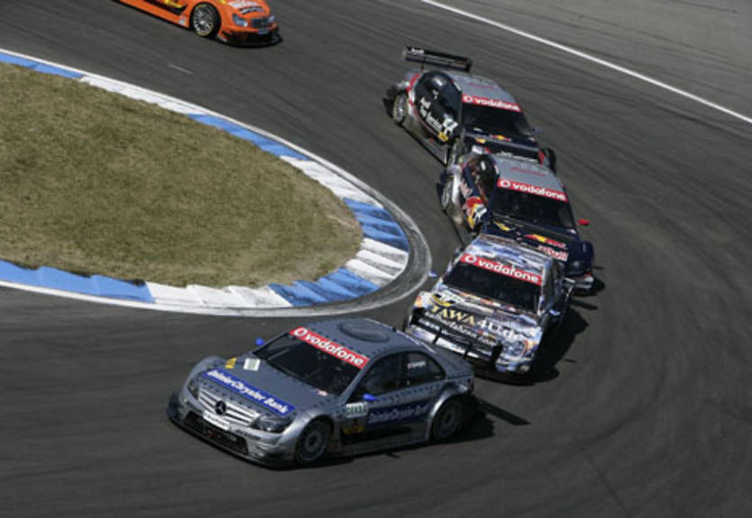 DTM. Хунгароринг. Поул Витмана, первый ряд Глока