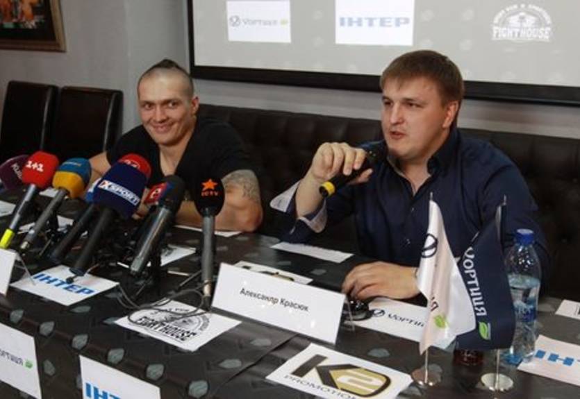 Красюк: "Хочется верить, что уже в этом году у Усика будет титульный бой"