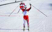 Лыжные гонки. Норвежский хет-трик в женском марафоне