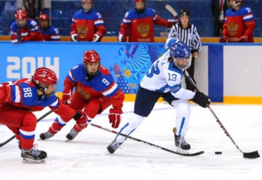 Хоккей. Женщины. Финляндия сильнее России