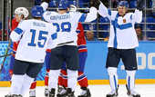 Хоккей. Финляндия разгромила норвежцев