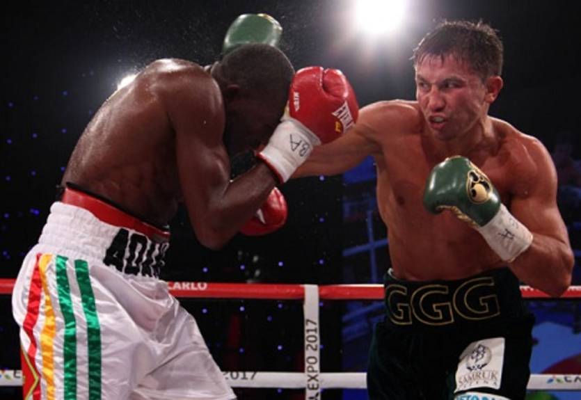 Головкин легко нокаутировал Адаму