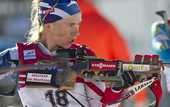 Биатлон. Бескон: "На лыжне отдала все силы"