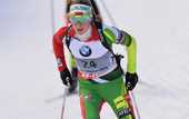 Биатлон. Домрачева: "Я была полностью сосредоточена на стрельбе"