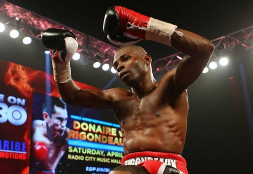 Агбеко побывал на уроке бокса у Ригондо