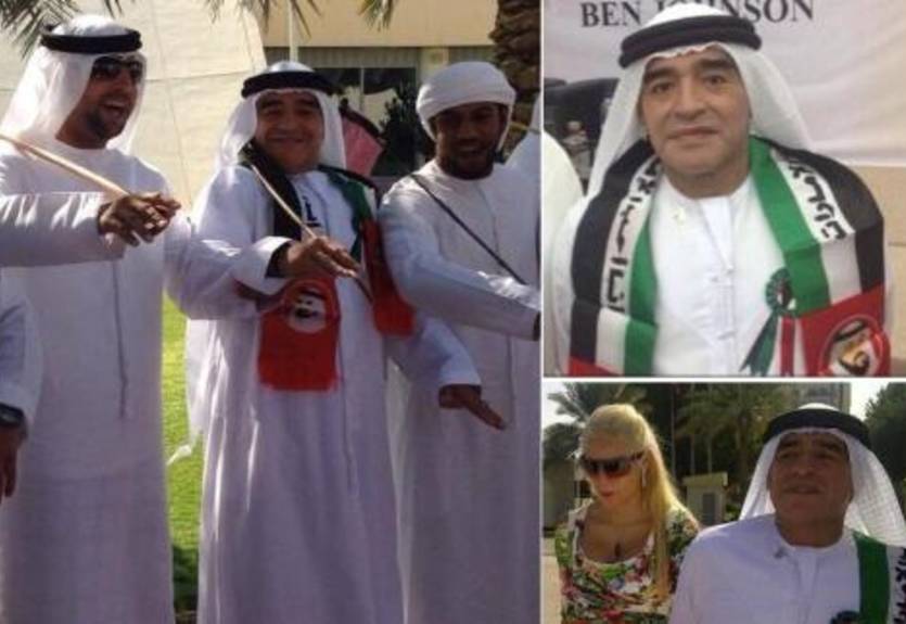 Марадона и Анри халтурят в ОАЭ. ФОТО + ВИДЕО