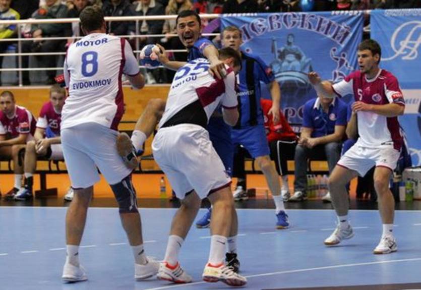 Гандбол. Лига чемпионов. Мотор побеждает в Санкт-Петербурге