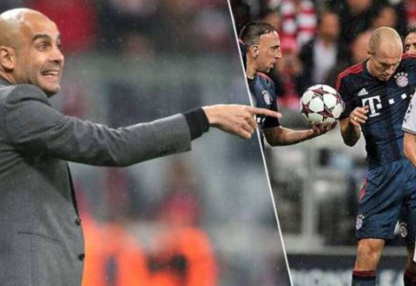 Роббен обиделся на Гвардиолу и отказался пробивать пенальти + ВИДЕО