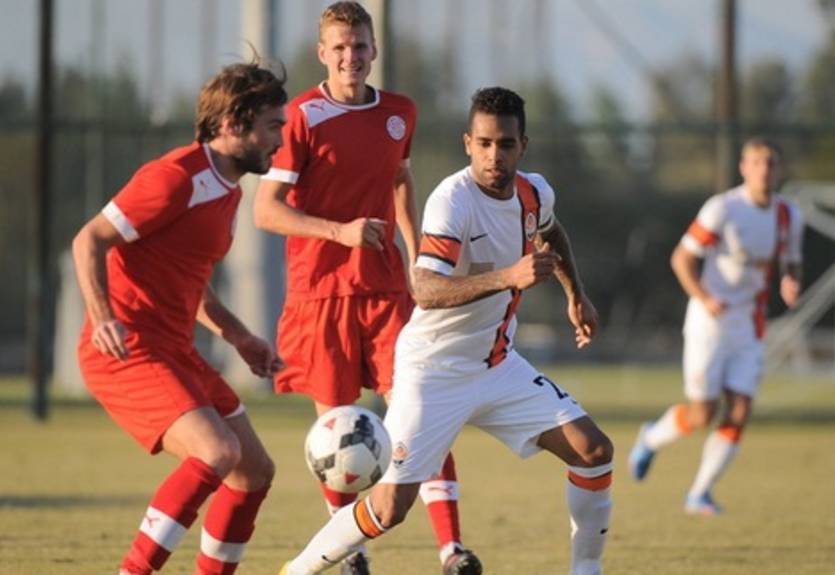 Шахтер потренировался на турках