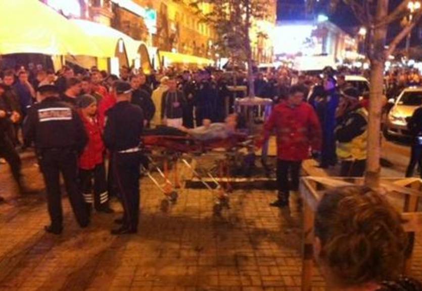 В Киеве напали на болельщиков сборной Англии