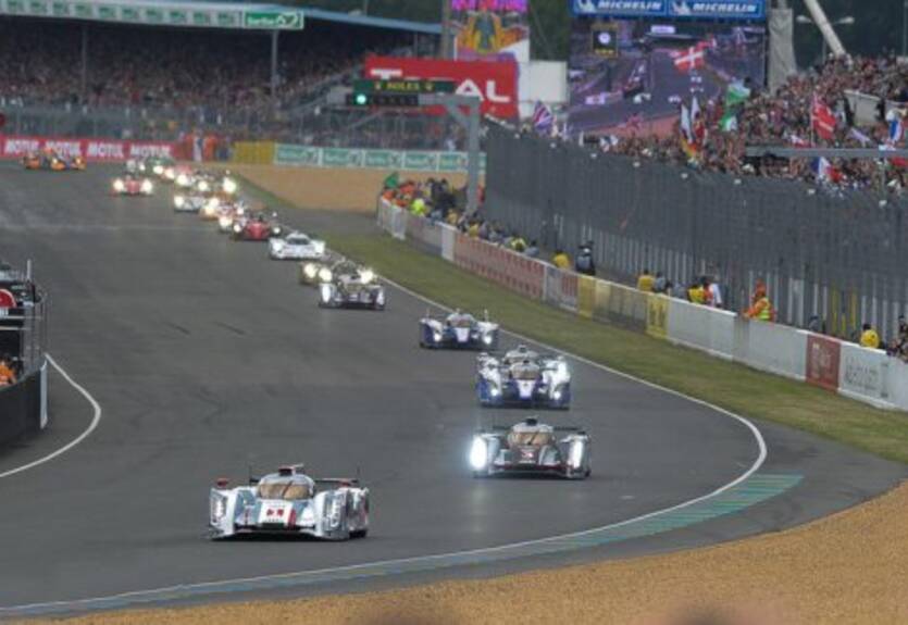 WEC. 24 часа Ле-Мана. Шесть часов после старта. Ауди уезжают от Тойот
