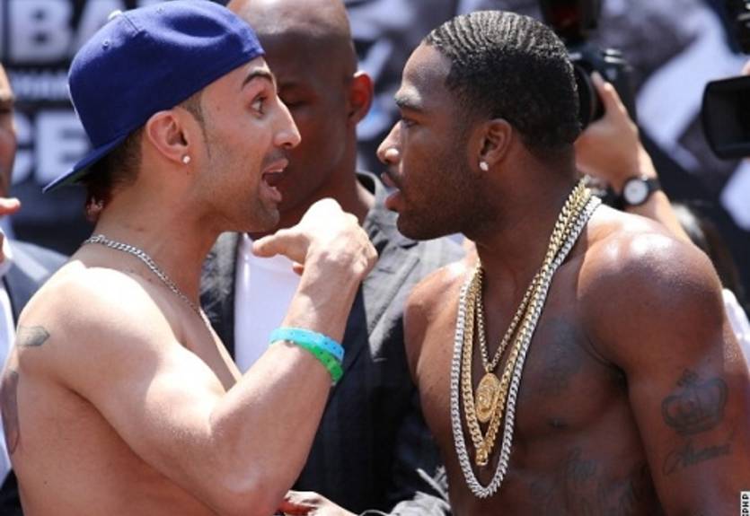 Участники боксерского шоу в Бруклине взвесились