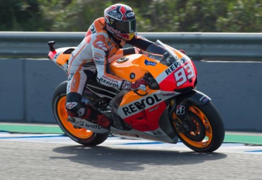 MotoGP. Гран-при Испании. Маркес выигрывает разогрев