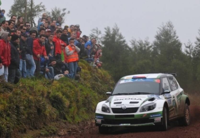 ERC. Копецки рад победе на гравии