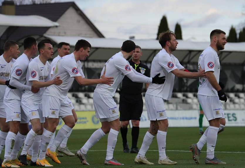 Колос отпраздновал гол в ворота Ворсклы, изобразив поезд