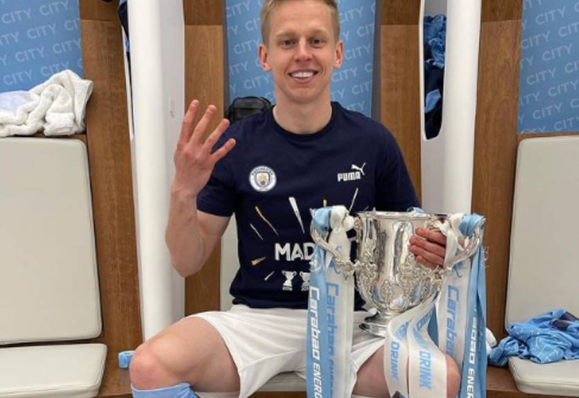 Зинченко выиграл восьмой трофей в составе Манчестер Сити