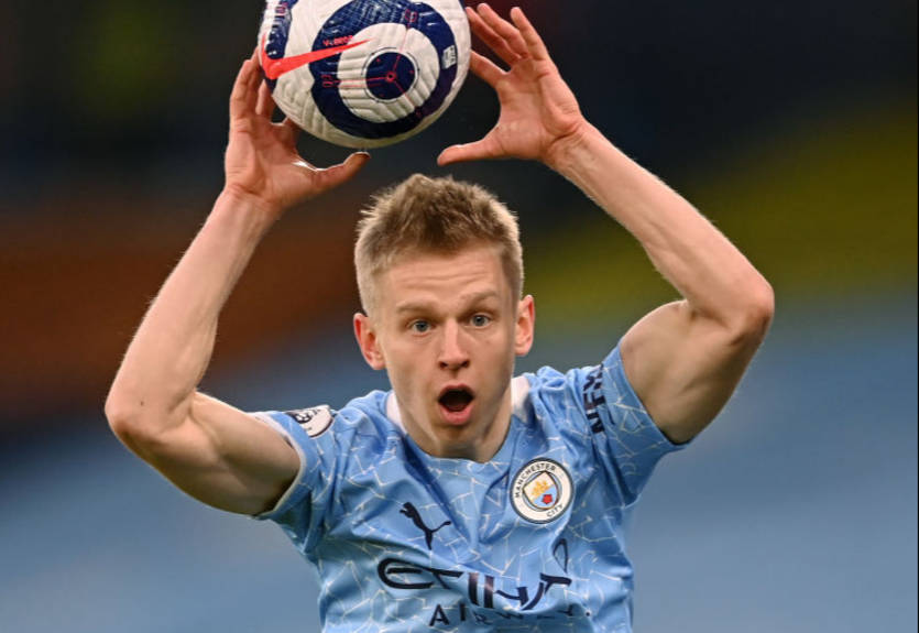 Зинченко стал лучшим защитником Манчестер Сити в матче против ПСЖ по версии WhoScored