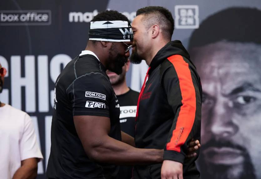 Чисора устроил обнимашки с Паркером, смутив будущего соперника