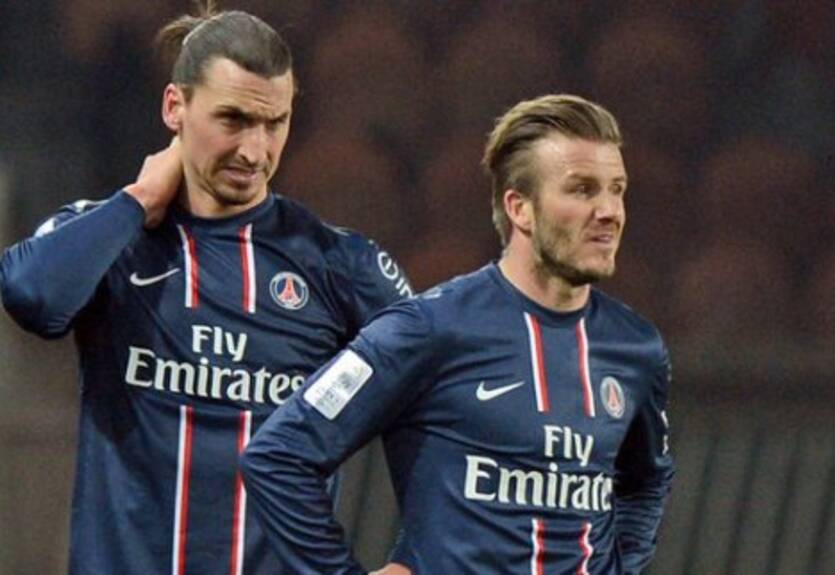 Ибрахимович убеждает Бекхэма остаться в ПСЖ