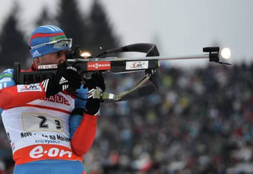 Биатлон. Гараничев выиграл спринт на чемпионате России