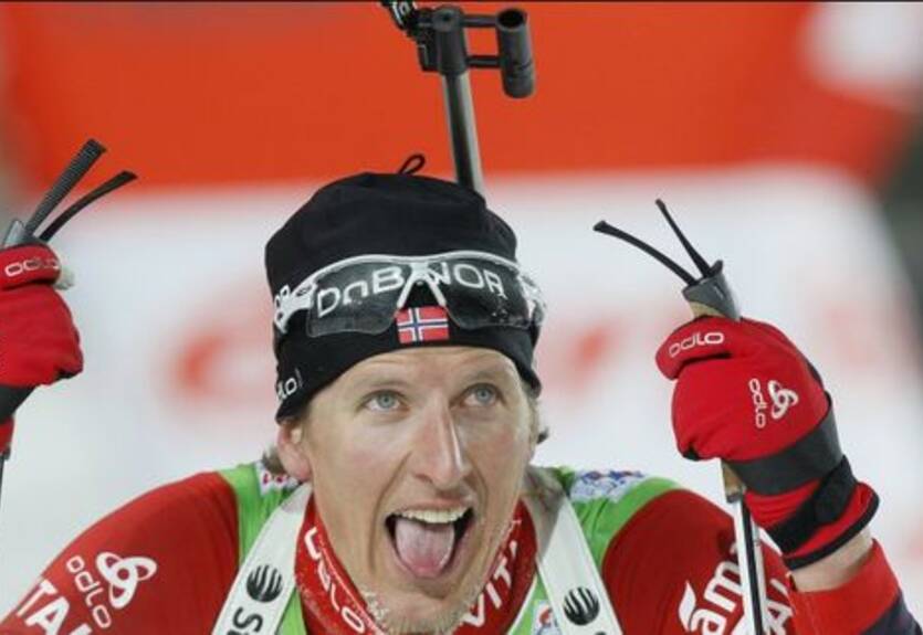 Биатлон. Бергер выиграл спринт на чемпионате Норвегии