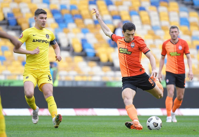 Шахтер - Днепр-1 2:1 видео голов и обзор матча