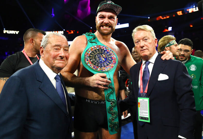 Команда Джошуа отправила контракт на согласование промоутерам Фьюри