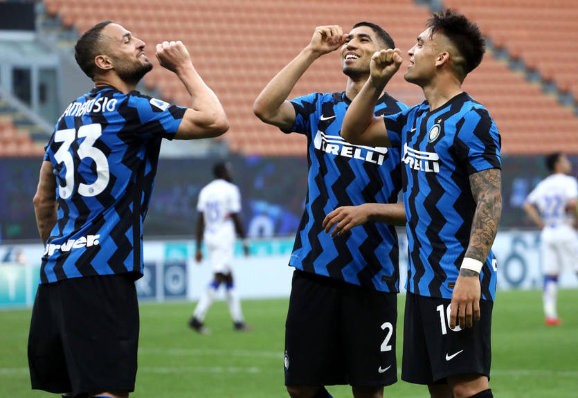 Интер в статусе чемпиона Италии разгромил Сампдорию Интер в статусе чемпиона Италии разгромил Сампдорию