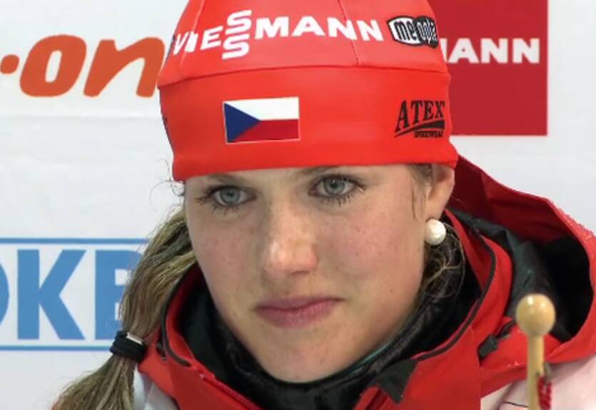 Биатлон. Соукалова: "Очень приятно, что я нахожусь в такой прекрасной форме"