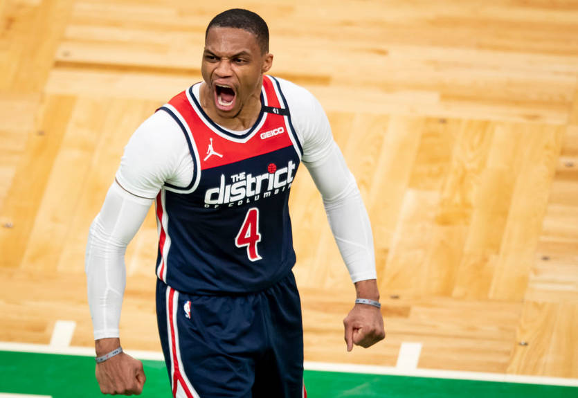 Путбэк Уэстбрука после промаха Леня - лучший момент дня в НБА