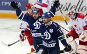 КХЛ. Успех Динамо в овертайме, уверенная победа СКА в Череповце