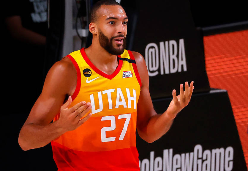 Блок-шот Гобера и аллей-уп Моранта спиной к кольцу - среди лучших моментов дня в НБА