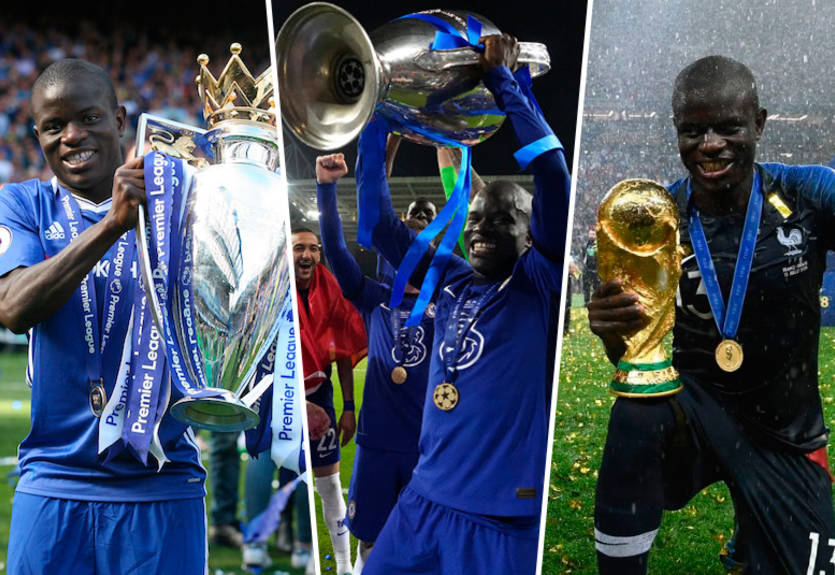 Канте и пятеро других: кто выигрывал АПЛ, чемпионат мира и Лигу чемпионов Канте и пятеро других: кто выигрывал АПЛ, чемпионат мира и Лигу чемпионов