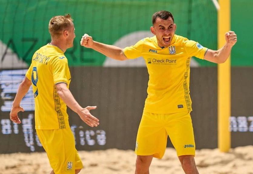 Украина вышла на чемпионат мира по пляжному футболу