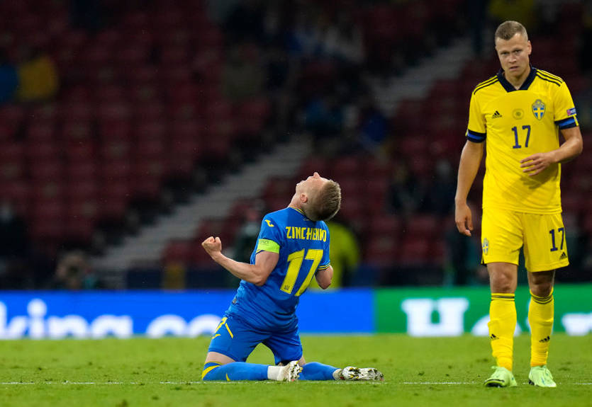 Стал известен лучший игрок матча Швеция - Украина на ЧЕ-2020