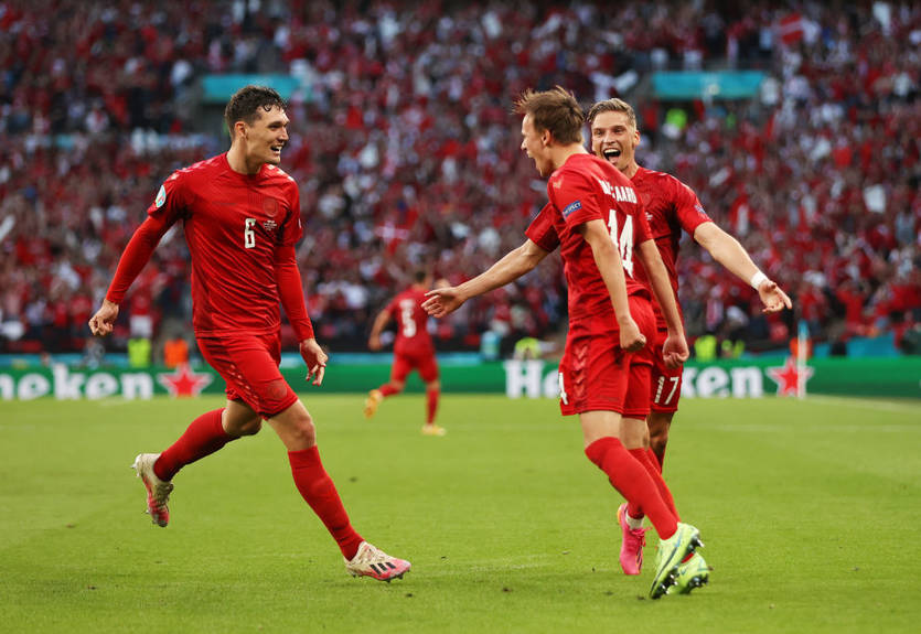 Англия - Дания 2:1 видео голов и обзор матча Евро-2020