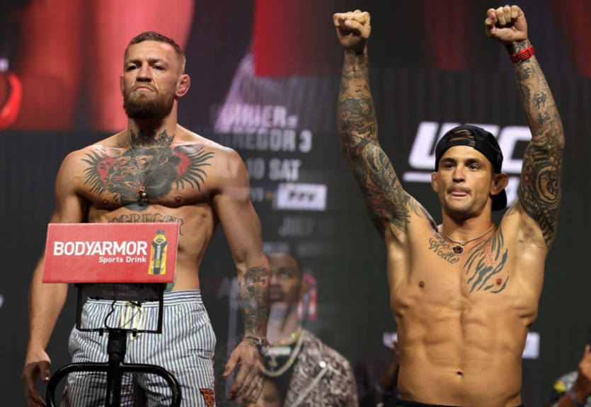 Макгрегор - Порье: где смотреть бой UFC 264