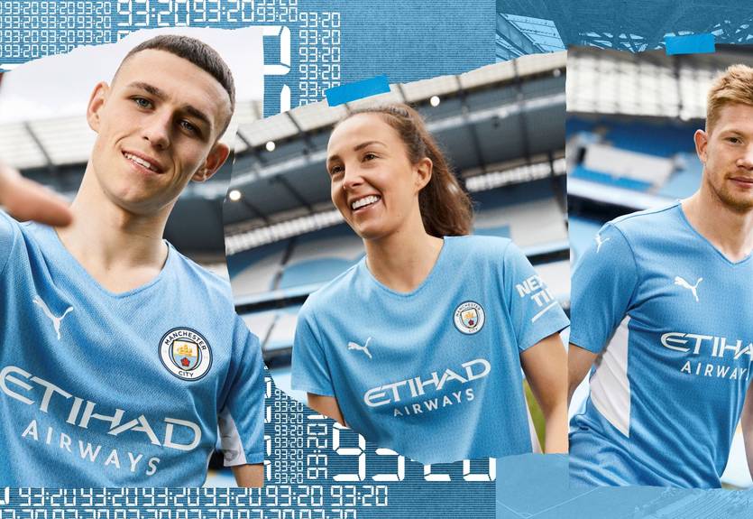 Манчестер Сити представил новую домашнюю форму, созданную в память о золотом голе Агуэро