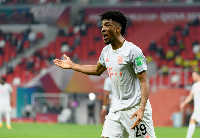 Коман сменил номер в Баварии