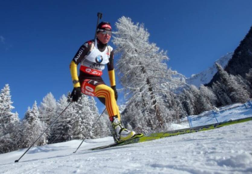 Биатлон. Хенкель: "Мне повезло справиться со стрельбой"