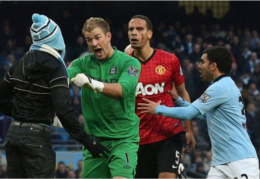 Фердинанду досталось от болельщиков Манчестер Сити