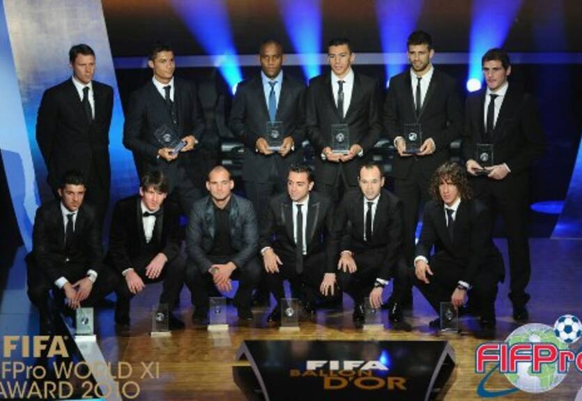 2012 FIFPro World XI: определится лучшая полузащита