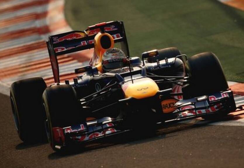 Формула-1. Гран-при Индии. Феттель выигрывает третью практику (27.10.12)